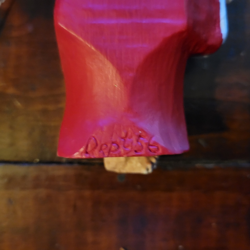 Department 56 Red and White Santa Ornament - Picture 6 of 7